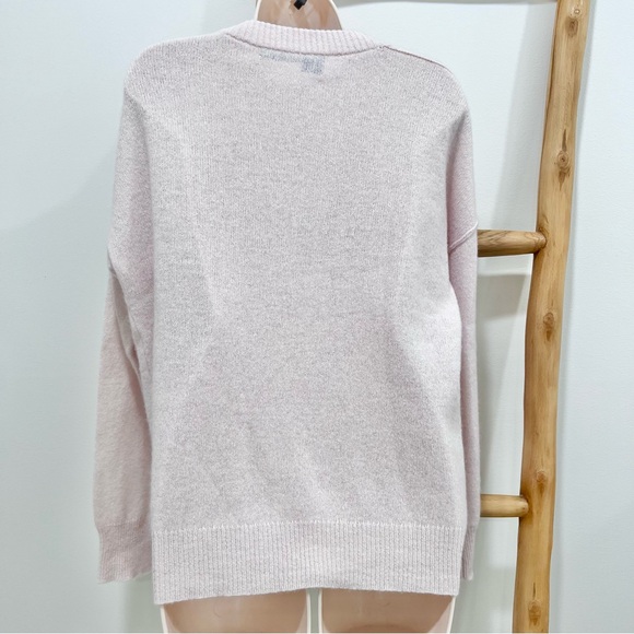 360 Cashmere Kristin Cashmere Cardigan Light Pink Small - Picture 5 of 13